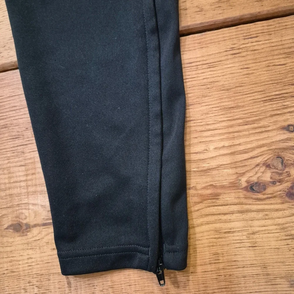 Adidas Tiro Track Pants Mens Medium Black White Stripes AEROREADY Primegreen